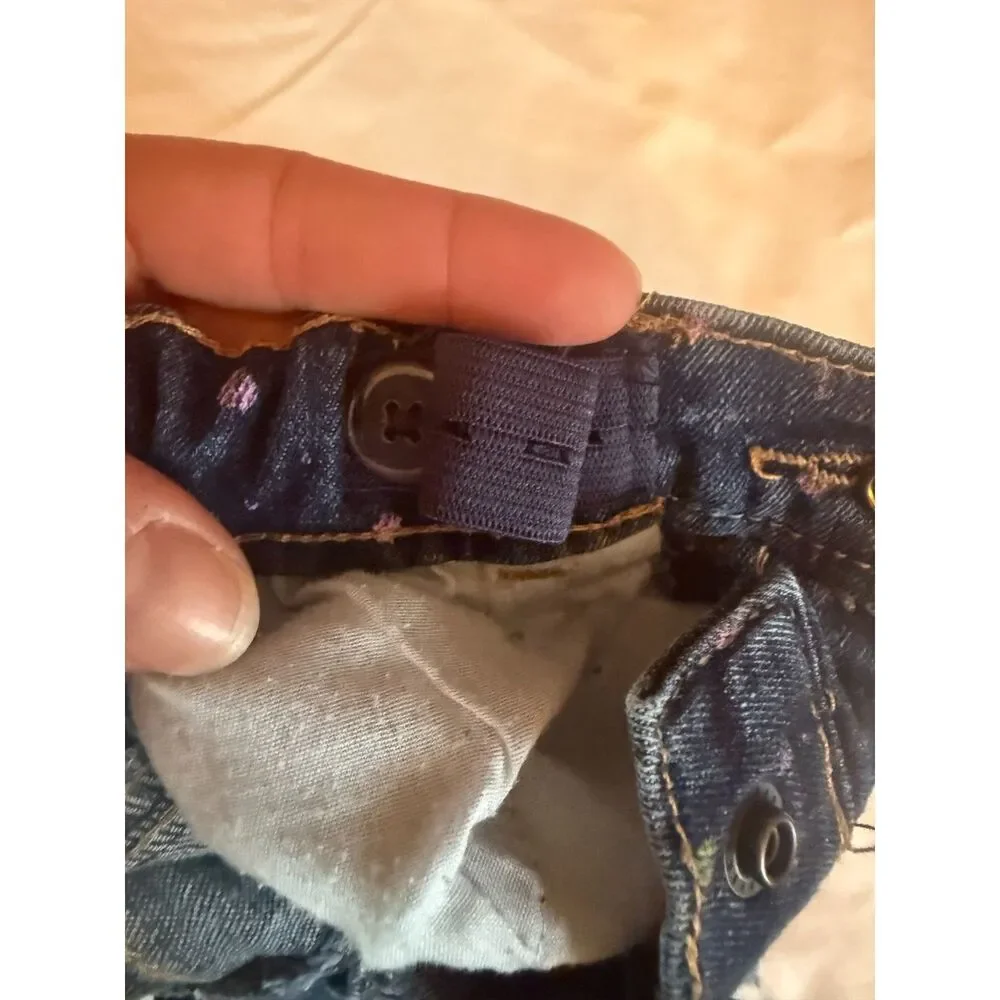 Bundle of 2 Toddler Girls Jean Shorts Size 3T EUC